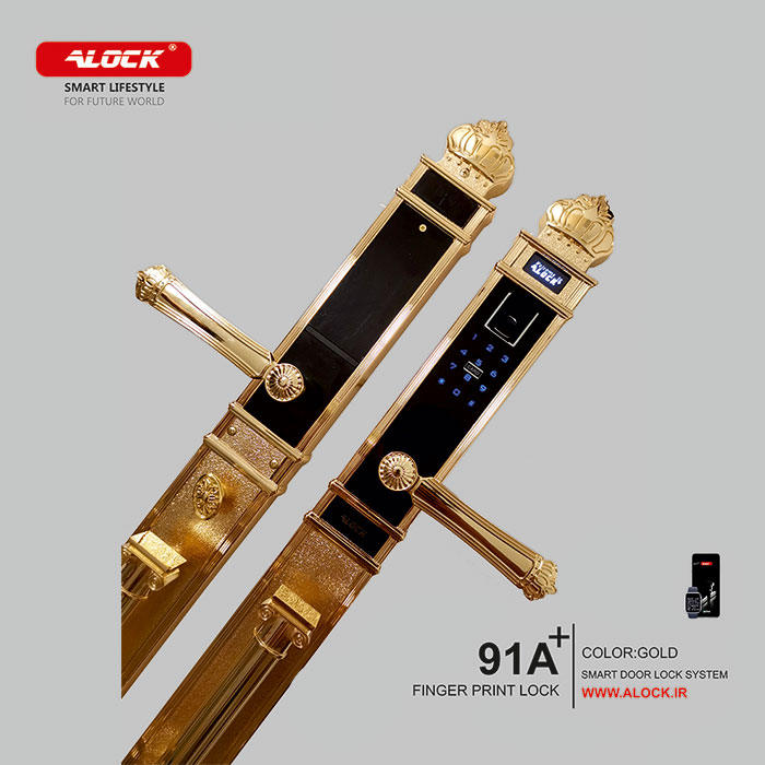 قفل اثر انگشتی دیجیتال ALOCK مدل +91A - فروشگاه امیرحسینی